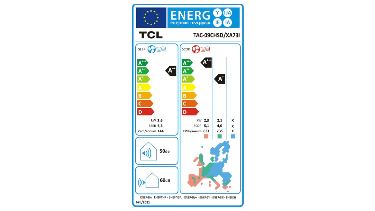 TCL klima uredaj Elite Inverter TAC 09CHSD XA73I energetska