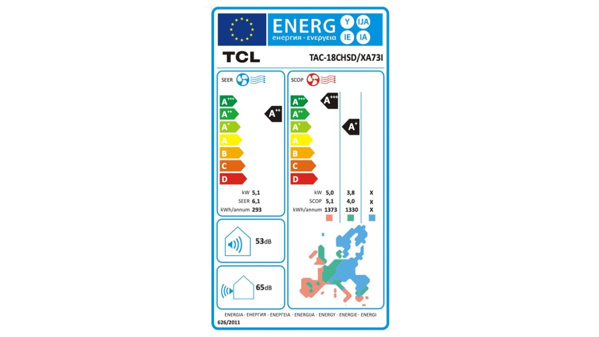 TCL klima uredaj Elite Inverter TAC 18CHSD XA73I energetska