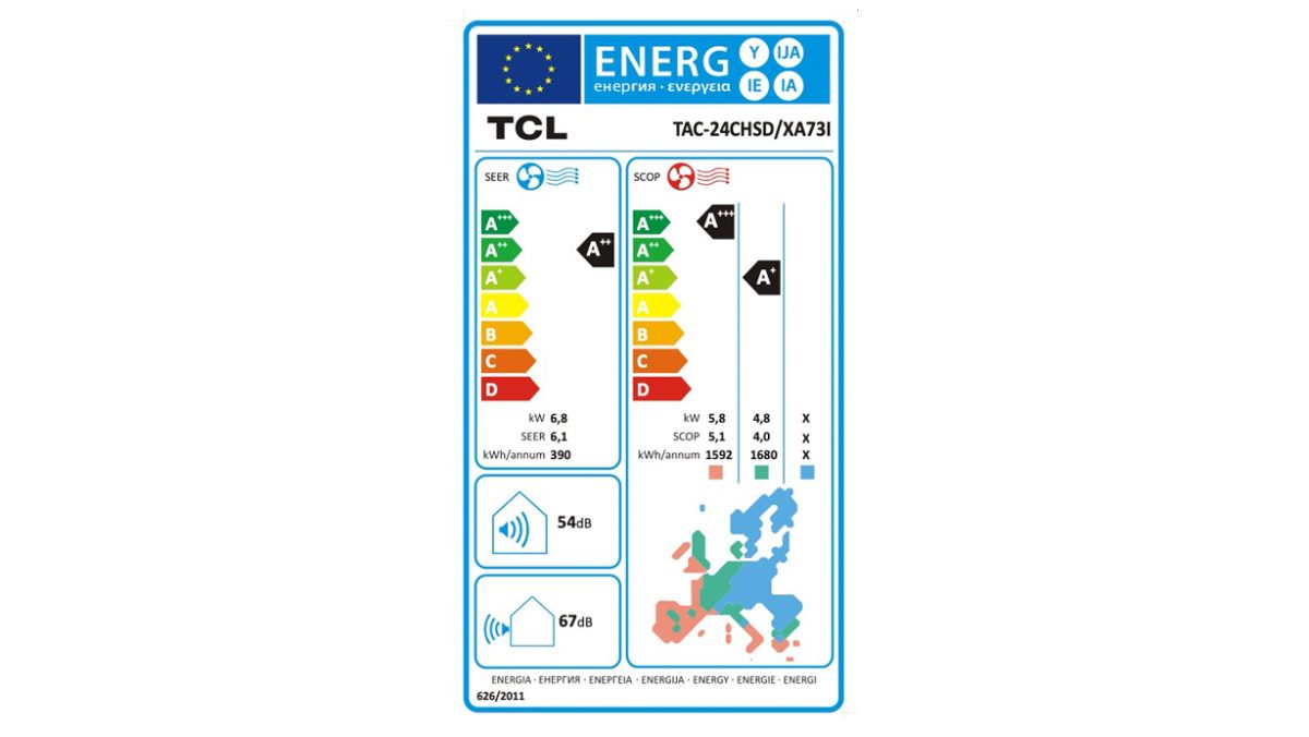 TCL klima uredaj Elite Inverter TAC 24CHSD XA73I energetska