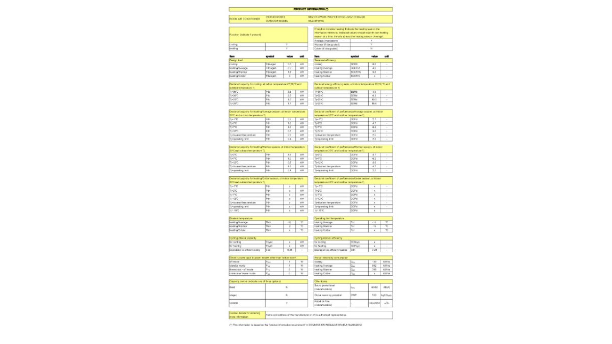 Mitsubishi Electric informacijski list EF35