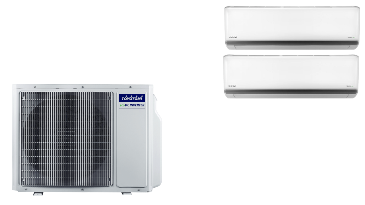 Toyotomi dual Toyotomi multi klima uređaj, komplet MFMR32-18INV-2/TRN-828ZR x2 - Slika 1